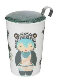 Eigenart Porzellanbecher "Teaeve", Little Animals Leo MEHRFARBIG