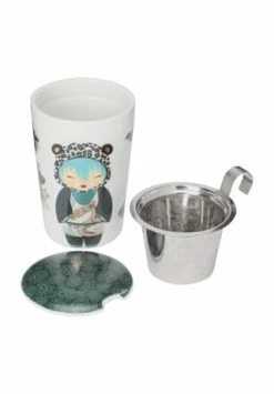 Eigenart Porzellanbecher "Teaeve", Little Animals Leo MEHRFARBIG -KARAFFEN-KRUEGE Verkäufe unnamed file 1004