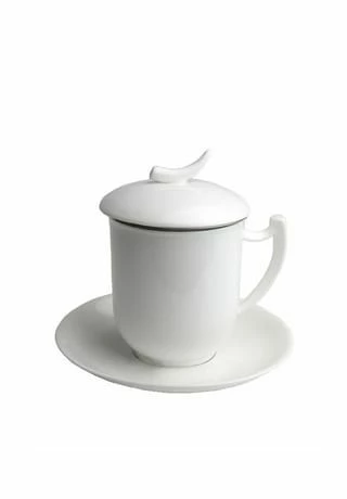 Tea Logic Kräuterteetasse Epsilon Mit Edelstahlfilter, Deckel Und Untertasse Weiss 3 Tea Logic Kräuterteetasse Epsilon Mit Edelstahlfilter, Deckel Und Untertasse Weiss