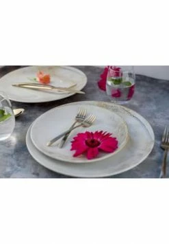 MÄSER Teller-Set, Steinzeug Ossia Weiß/ Beige -KARAFFEN-KRUEGE Verkäufe unnamed file 1055