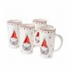 MÄSER Kaffeebecher-Set, Steingut Aurela Rot/ Weiß/ Grau -KARAFFEN-KRUEGE Verkäufe unnamed file 1067