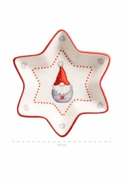 MÄSER Tellerset, Steingut Aurela Rot/ Weiß/ Grau -KARAFFEN-KRUEGE Verkäufe unnamed file 1074