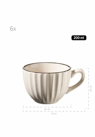 MÄSER Kaffeeservice, Steinzeug Osita 5 MÄSER Kaffeeservice, Steinzeug Osita – Bild 3