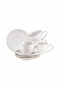 MÄSER Tassen-Set, Steinzeug FROZEN Weiß