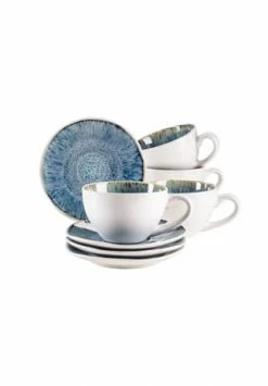 MÄSER Tassen-Set, Steinzeug FROZEN Blau