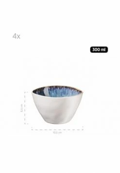 MÄSER Salatschüssel-Set, Steinzeug FROZEN Blau 15 MÄSER Salatschüssel-Set, Steinzeug FROZEN Blau -KARAFFEN-KRUEGE Verkäufe unnamed file 1110