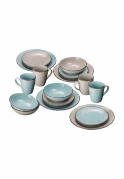 GALERIA Home Kaffee- Und Tafelservice "Naturlook", 16-tlg.