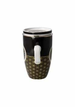 Goebel Teetasse Mit Deckel Und Sieb Yin Yang Schwarz Bunt -KARAFFEN-KRUEGE Verkäufe unnamed file 153