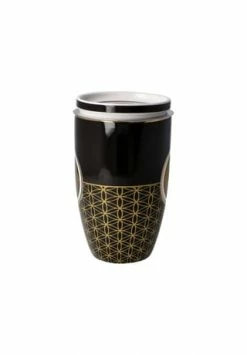 Goebel Teetasse Mit Deckel Und Sieb Yin Yang Schwarz Bunt -KARAFFEN-KRUEGE Verkäufe unnamed file 155