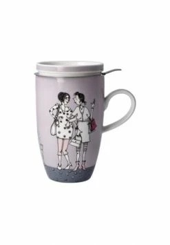 Goebel Teetasse Mit Deckel Und Sieb Barbara Freundlieb - Ziemlich Beste Freundinnen Bunt -KARAFFEN-KRUEGE Verkäufe unnamed file 160