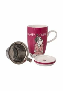 Goebel Teetasse Mit Deckel Und Sieb Barbara Freundlieb - Ich Muss Gar Nix Bunt -KARAFFEN-KRUEGE Verkäufe unnamed file 174