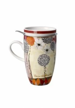 Goebel Teetasse Mit Deckel Und Sieb Rosina Wachtmeister - Soffioni Bunt -KARAFFEN-KRUEGE Verkäufe unnamed file 194