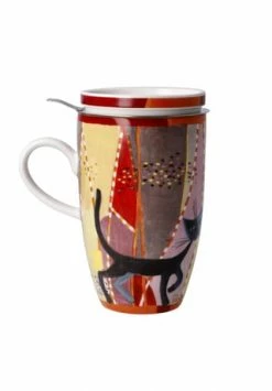 Goebel Teetasse Mit Deckel Und Sieb Rosina Wachtmeister - Sottosopra Bunt -KARAFFEN-KRUEGE Verkäufe unnamed file 202