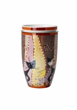 Goebel Teetasse Mit Deckel Und Sieb Rosina Wachtmeister - Sottosopra Bunt -KARAFFEN-KRUEGE Verkäufe unnamed file 203