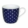 KÖNITZ Henkelbecher "Little Dots", 425 Ml Dunkelblau, Weiß -KARAFFEN-KRUEGE Verkäufe unnamed file 244
