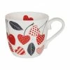 KÖNITZ Henkelbecher "Herz-Kirschen", 9,7 Cm WEISS/ ROT -KARAFFEN-KRUEGE Verkäufe unnamed file 245