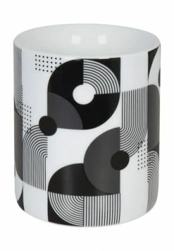 KÖNITZ Henkelbecher, 9,5 Cm Weiß/ Schwarz -KARAFFEN-KRUEGE Verkäufe unnamed file 259