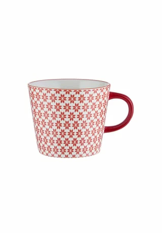 BUTLERS® ORNAMENTS Tasse 350ml Rot 3 BUTLERS® ORNAMENTS Tasse 350ml Rot