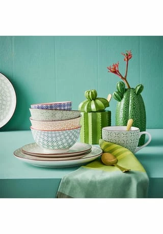 BUTLERS® RETRO 6x Tasse 550ml Grün 6 BUTLERS® RETRO 6x Tasse 550ml Grün – Bild 4