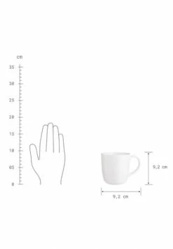 BUTLERS® NATIVE 4x Tasse Mit Henkel 300ml Weiß 17 BUTLERS® NATIVE 4x Tasse Mit Henkel 300ml Weiß -KARAFFEN-KRUEGE Verkäufe unnamed file 416