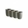 BUTLERS® NATIVE 4x Tasse Ohne Henkel 300ml Grau -KARAFFEN-KRUEGE Verkäufe unnamed file 472