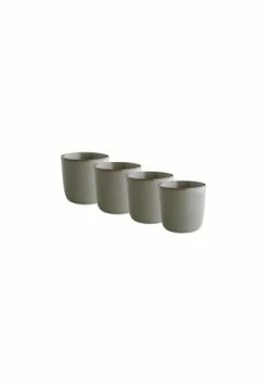 BUTLERS® NATIVE 4x Espressotasse100ml Grau