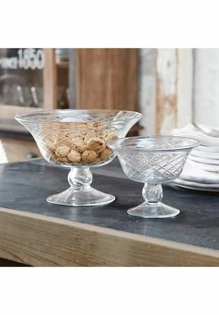 LOBERON Schalen 2er Set Kadence Klar 4 LOBERON Schalen 2er Set Kadence Klar – Bild 2