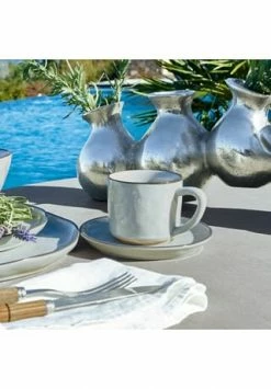 LOBERON Tasse Mit Untertasse 6er Set Biarré Grau -KARAFFEN-KRUEGE Verkäufe unnamed file 542