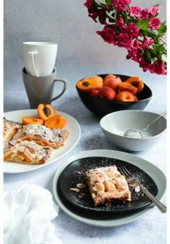 MÄSER Tellerset, Keramik GLENDALE Schwarz/ Weiß -KARAFFEN-KRUEGE Verkäufe unnamed file 650