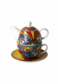 Goebel Tea For One Romero Britto - Garden