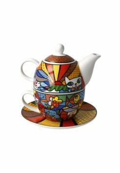 Goebel Tea For One Romero Britto - Garden 12 Goebel Tea For One Romero Britto - Garden -KARAFFEN-KRUEGE Verkäufe unnamed file 748