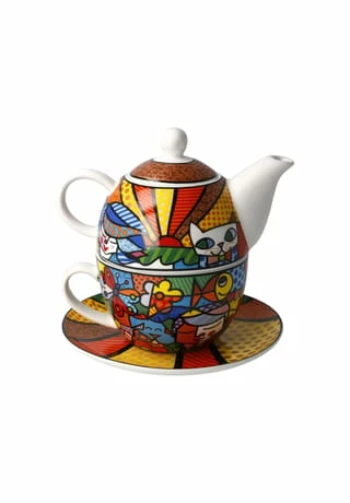Goebel Tea For One Romero Britto - Garden 6 Goebel Tea For One Romero Britto - Garden – Bild 4