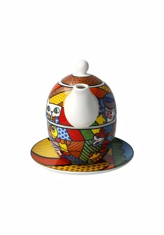 Goebel Tea For One Romero Britto - Garden 7 Goebel Tea For One Romero Britto - Garden – Bild 5