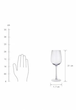 BUTLERS® MODERN TIMES Weißweinglas Mit Rillen 400ml -KARAFFEN-KRUEGE Verkäufe unnamed file 931