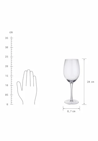 BUTLERS® MODERN TIMES Rotweinglas Mit Rillen 550ml 5 BUTLERS® MODERN TIMES Rotweinglas Mit Rillen 550ml – Bild 3