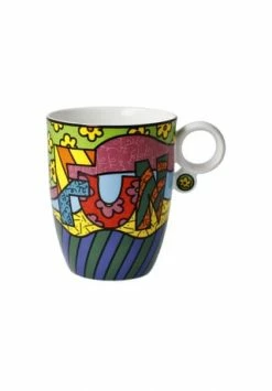 Goebel Künstlertasse Romero Britto - Fun Bunt