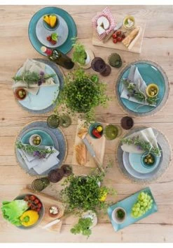 CreaTable Speiseteller "Vintage Nature", 25 Cm Gesamt: Höhe 2,8cm, Durchmesser 25cm -KARAFFEN-KRUEGE Verkäufe unnamed file 962