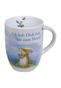 KÖNITZ Henkelbecher "Ich Hab Dich Lieb", 355 Ml WEIß/ BLAU